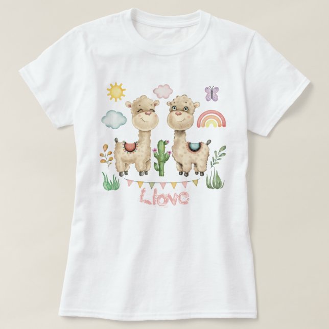 Llamas T-Shirt (Design Front)