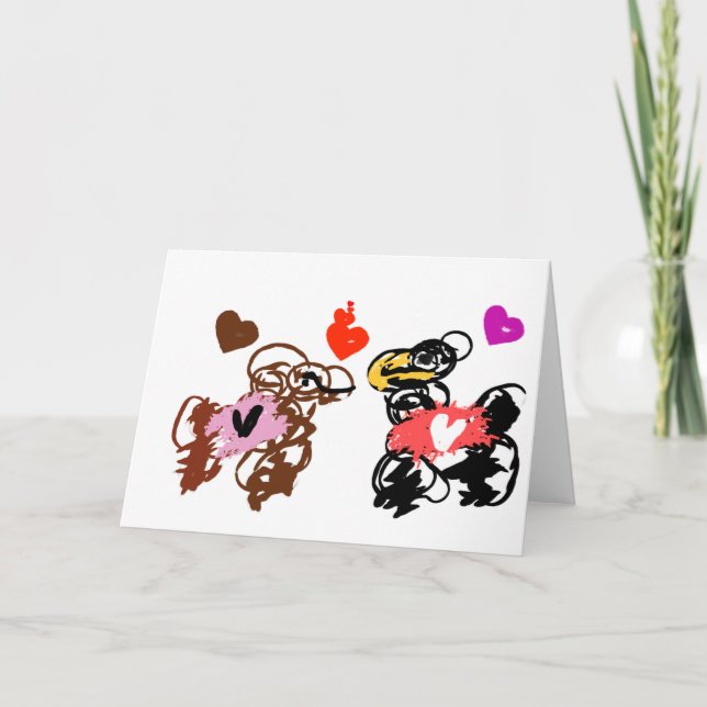 Llamas valentine's day card (Front)