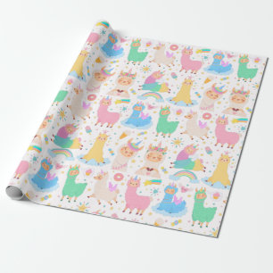 Llamas Wrapping Paper