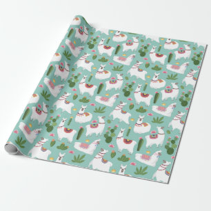 Llamas Wrapping Paper