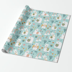 Llamas Wrapping Paper