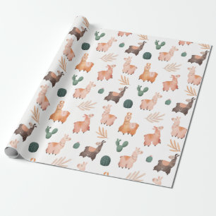 Llamas Wrapping Paper