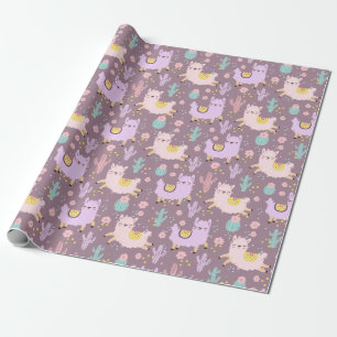 Llamas Wrapping Paper