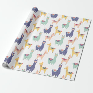 Llamas Wrapping Paper