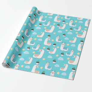 Llamas Wrapping Paper