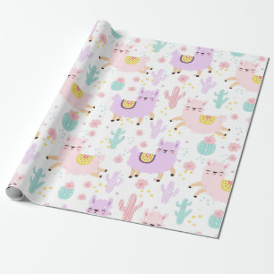 Llamas Wrapping Paper