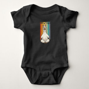 Llamaste Namaste Yoga Cute Llama Alpaca Baby Bodysuit