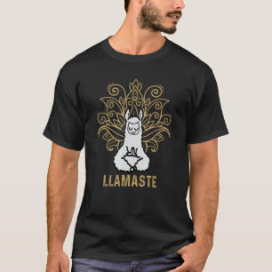 Llamaste Yoga Gift For Men Women Kids Lover Llama T-Shirt