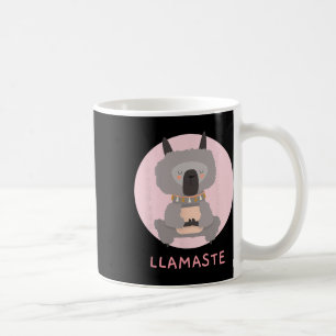 Llamaste Yoga Llama Meditation Coffee Mug