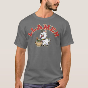 Llamen, Cute Japanese Anime, Ramen Noodle, Funny L T-Shirt