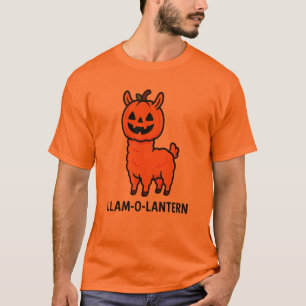 Llamo-o-lantern Halloween T-Shirt