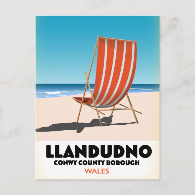 Llandudno Conway County Borough Wales Postcard (Front)