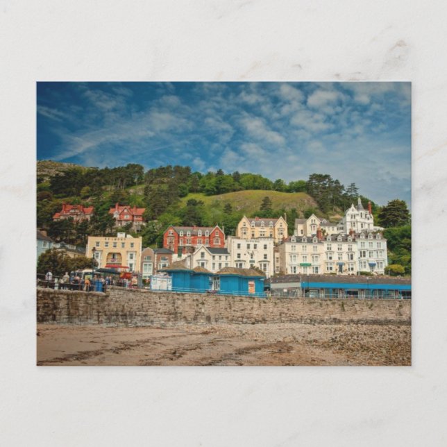 Llandudno North Wales Seaside Holiday Resort Postcard (Front)
