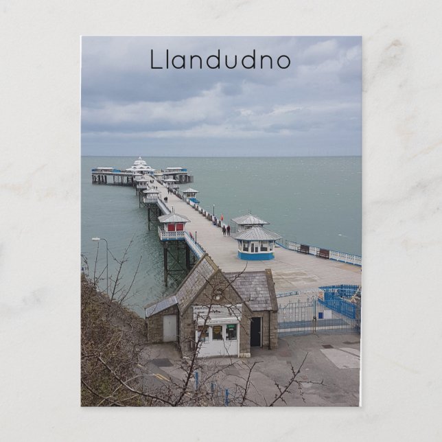 Llandudno Pier Postcard (Front)