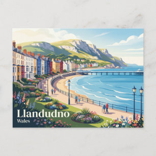 Llandudno Wales Postcard