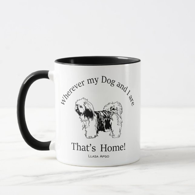 LLasa Apso Mug (Left)