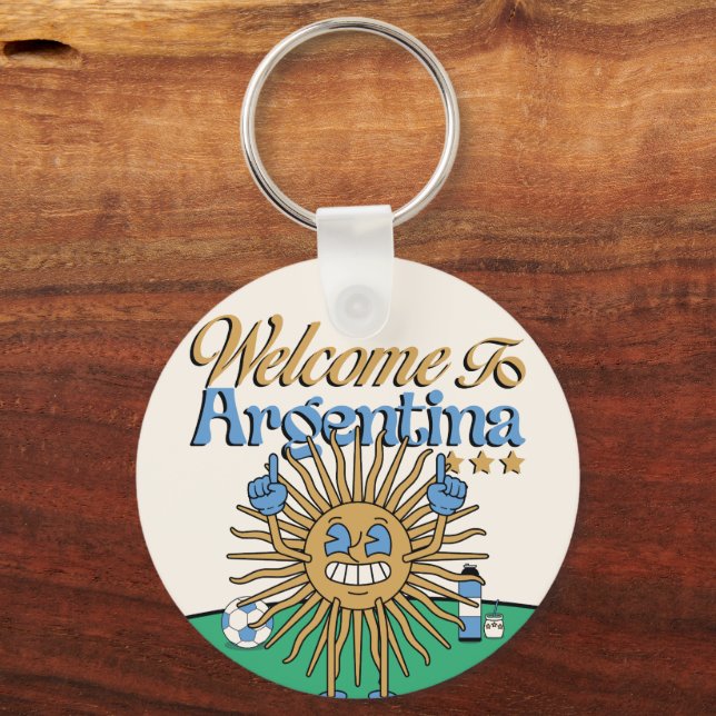 Llavero Argentina Key Ring (Front)