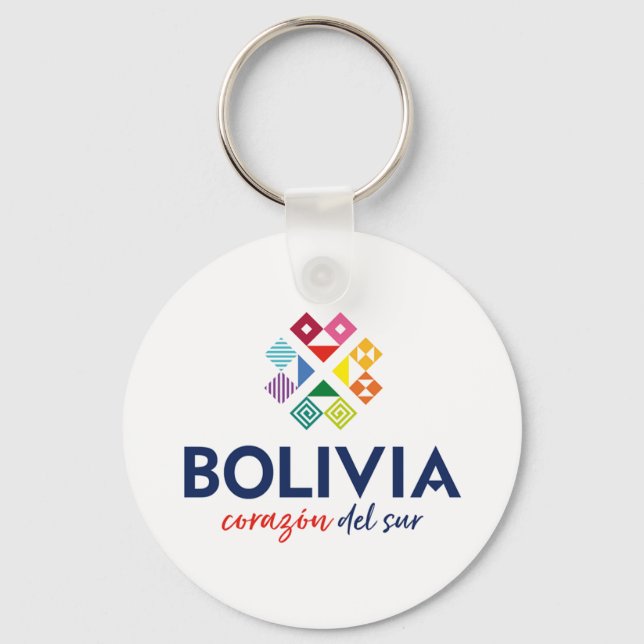 Llavero Bolivia corazón del sur Key Ring (Front)