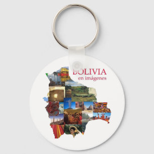 Llavero Bolivia en imagenes Key Ring