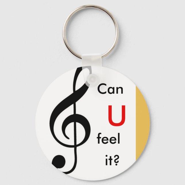 Llavero Clave de sol Key Ring (Front)