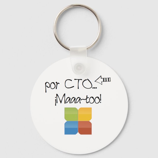 Llavero de academia CTO Key Ring (Front)