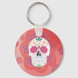 Llavero de calavera mexicana key ring