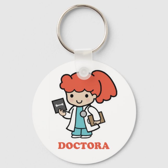 Llavero de doctora key ring (Front)