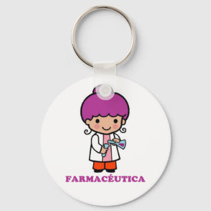 Llavero de farmaceutica key ring
