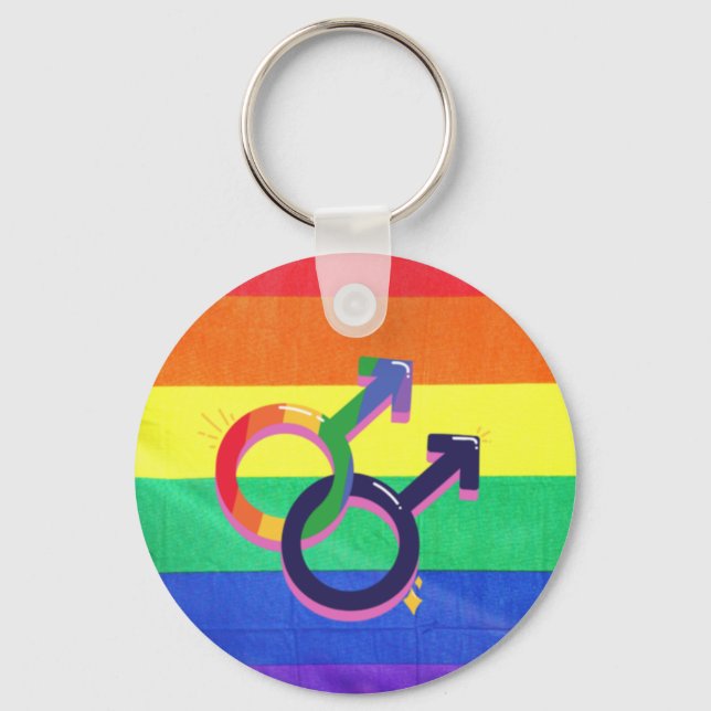 Llavero del Orgullo gay Key Ring (Front)