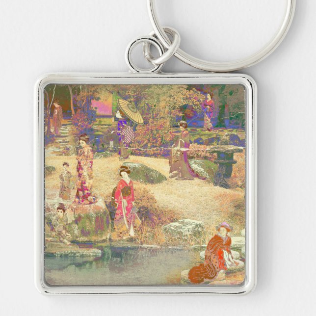 Llavero Japanese Garden II / Washed Edition Key Ring (Front)