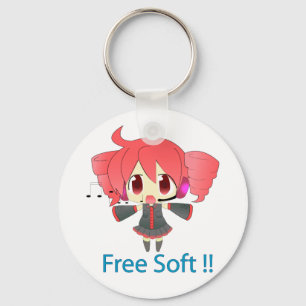 Llavero Kasane Teto Key Ring