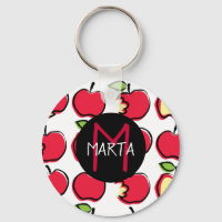 Llavero Manzanas - Tutti Frutti - ¡Con tu nombre!