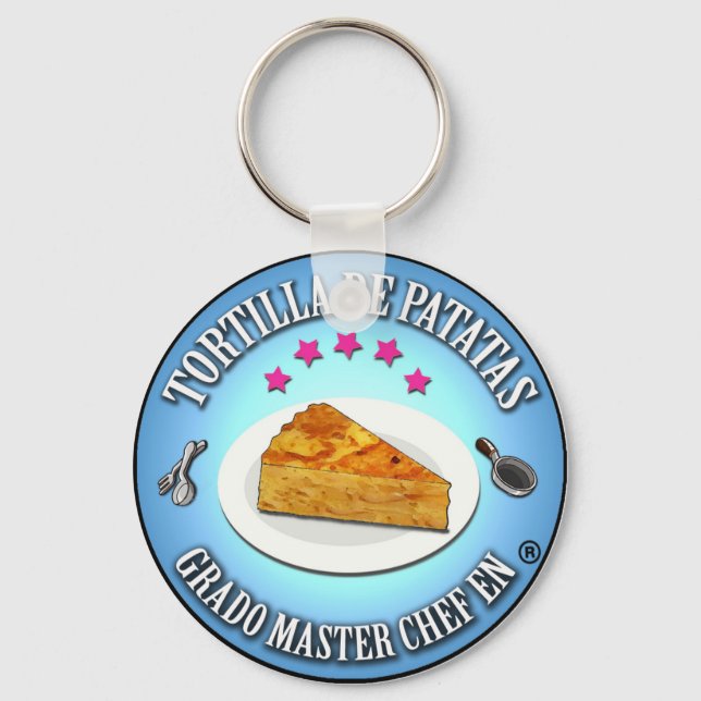 Llavero Master Chef en Tortilla de Patatas Key Ring (Front)