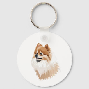 Llavero Pomerania Key Ring