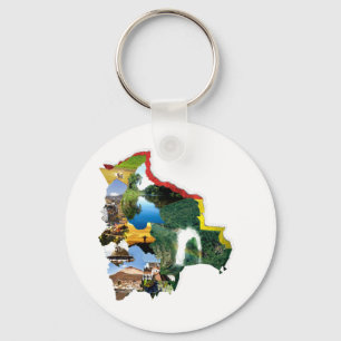 Llavero recoerdo de Bolivia Key Ring