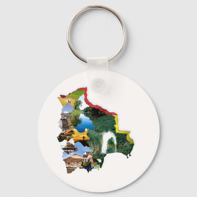 Llavero recuerdo de Bolivia Key Ring (Front)