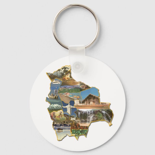 Llavero recuerdo de Bolivia Key Ring (Front)