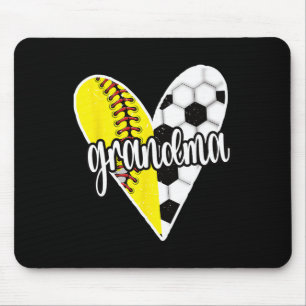 Ller Grandma Proud Softll Soccer Player Grandma Mouse Mat