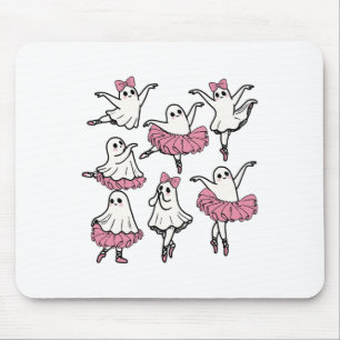 Llet Ghost Dancer Cute Boo Dancing Halloween Mouse Mat
