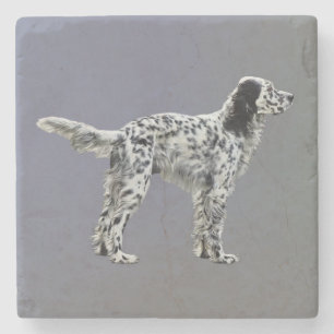 LLewellin Setter Stone Coaster