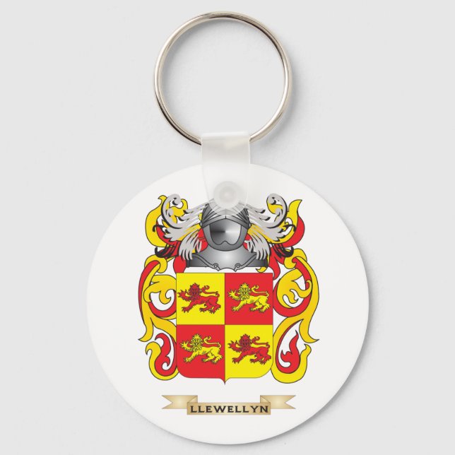 Llewellyn Coat of Arms (Family Crest) Key Ring (Front)