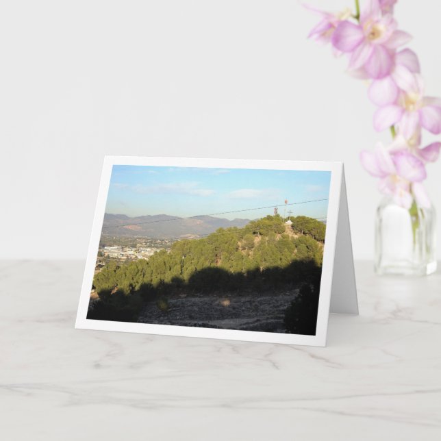 Lliria Town, Valencia, Spain Card (Orchid)