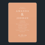 ___LLMGEN___ 12 PROGRAMME<br><div class="desc">This elegant wedding program features a minimalist and modern design with a soft, warm peach color palette that exudes sophistication and charm. The clean typography adds to the contemporary feel, making it perfect for a stylish and intimate ceremony. With its simple yet refined layout, this program is ideal for couples...</div>