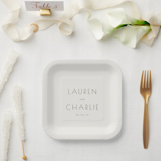___LLMGEN___ 34 PAPER PLATE (Wedding)