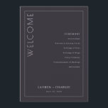 ___LLMGEN___ 48 PROGRAMME<br><div class="desc">This elegant wedding program features a sophisticated and minimalist design, perfect for a modern and timeless ceremony. The layout is clean with a dark color palette that exudes elegance and formality, while the vertical text adds a touch of contemporary flair. The typography is simple yet refined, ensuring readability and focus...</div>