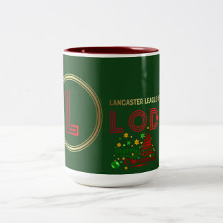 LLOD CHRISTMAS MUG! Two-Tone COFFEE MUG