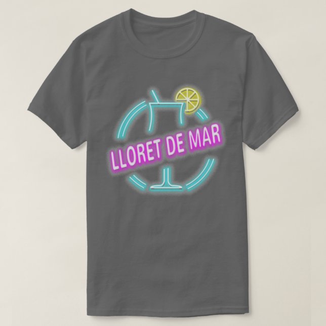 Lloret de Mar cocktail summer design T-Shirt (Design Front)
