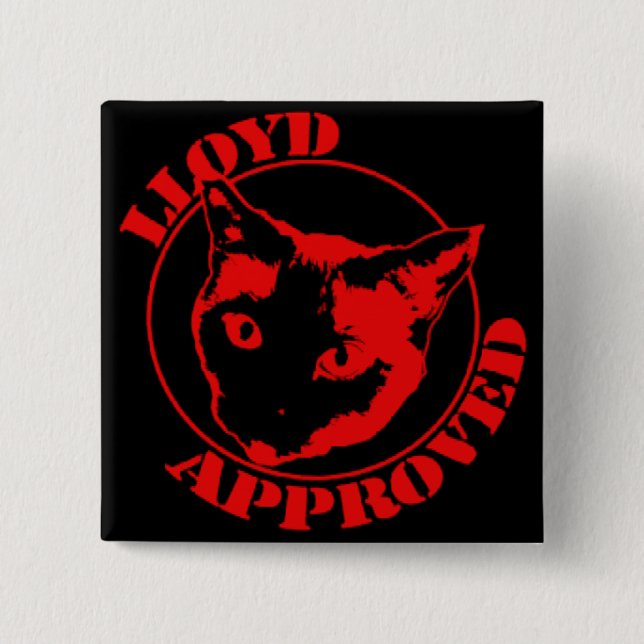 Lloyd Approved Square Button (Front)