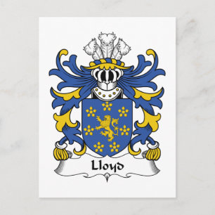 Lloyd Family Crest Postcard