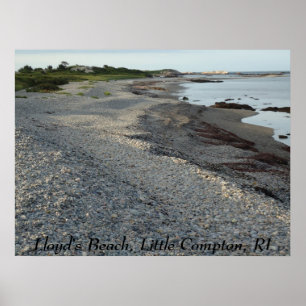 Lloyd's Beach, Little Compton, RI Poster
